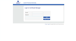 Desktop Screenshot of cert.zurich.com